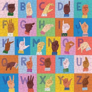 American Sign Language Alphabet Puzzle (500 pieces)
