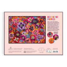 Load image into Gallery viewer, Bees in the Poppies Puzzle (1,000 pieces)