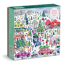 Load image into Gallery viewer, A Day at the Christmas Tree Farm Foil Puzzle (1,000 pieces)