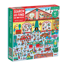 Load image into Gallery viewer, Winter Chalet Search and Find Puzzle (500 pieces)