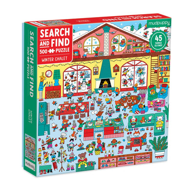Winter Chalet Search and Find Puzzle (500 pieces)