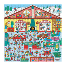 Load image into Gallery viewer, Winter Chalet Search and Find Puzzle (500 pieces)
