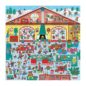 Winter Chalet Search and Find Puzzle (500 pieces)