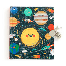 Load image into Gallery viewer, Solar System Locked Diary