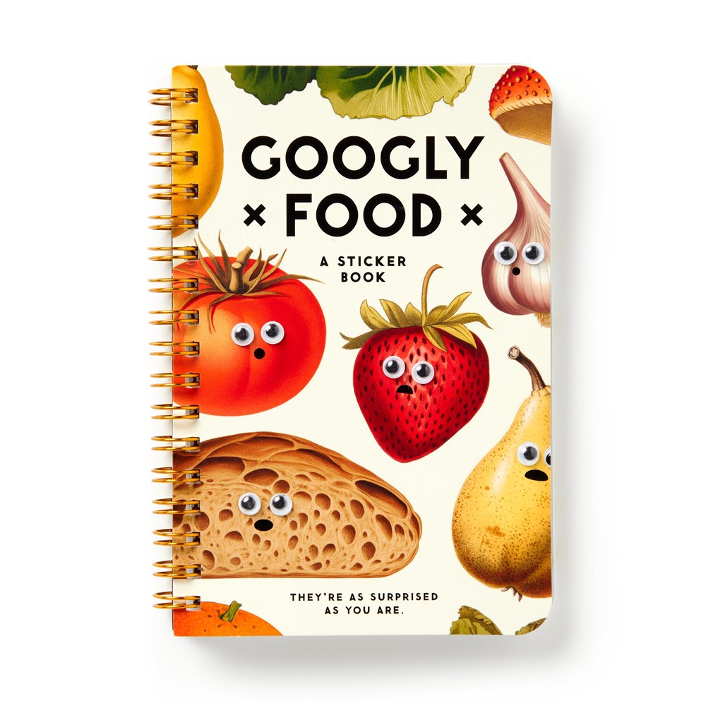 Googly Foods Sticker Book