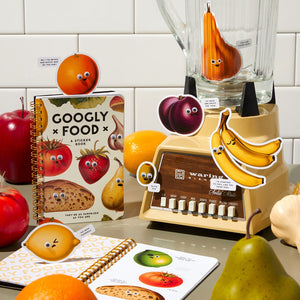 Googly Foods Sticker Book