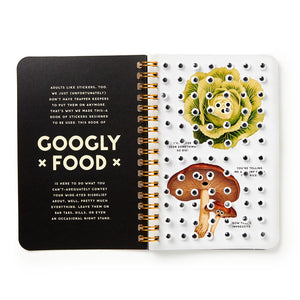 Googly Foods Sticker Book