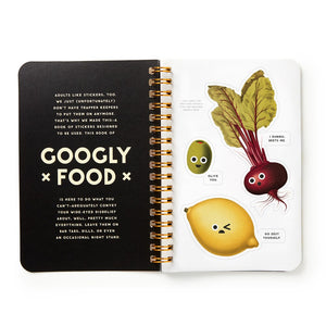 Googly Foods Sticker Book