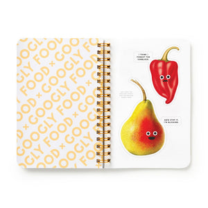 Googly Foods Sticker Book