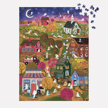 Load image into Gallery viewer, Spooky Village Puzzle (1000 pieces)