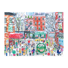 Load image into Gallery viewer, Christmas in Greenwich Village Puzzle (1000 pieces)