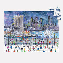 Load image into Gallery viewer, Snowfall Over New York City Puzzle (1000 pieces)