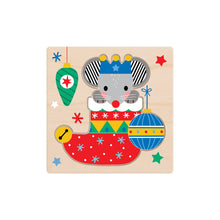 Load image into Gallery viewer, Christmas Set of 4 Wooden Puzzles