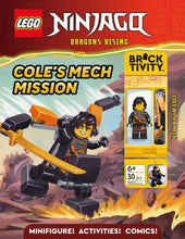 Load image into Gallery viewer, LEGO® NINJAGO® Cole's Mech Mission (Activity Book with Minifigure)