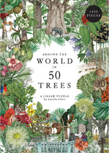 Load image into Gallery viewer, Around the World in 50 Trees Puzzle (1000 pieces)