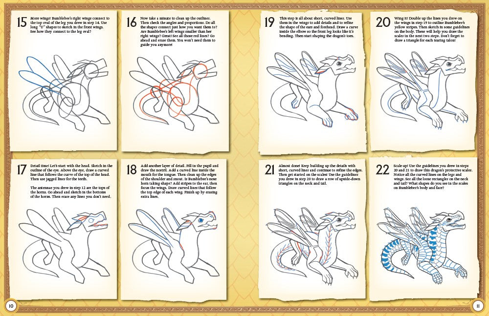 How To Draw Starflight Wings of Fire: The Official How to Draw – AESOP'S FABLE
