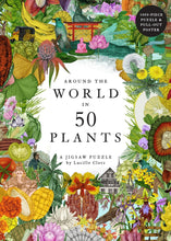 Load image into Gallery viewer, Around the World in 50 Plants Puzzle (1000 pieces)