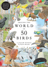 Load image into Gallery viewer, Around the World in 50 Birds Puzzle (1000 pieces)