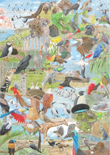 Load image into Gallery viewer, Around the World in 50 Birds Puzzle (1000 pieces)