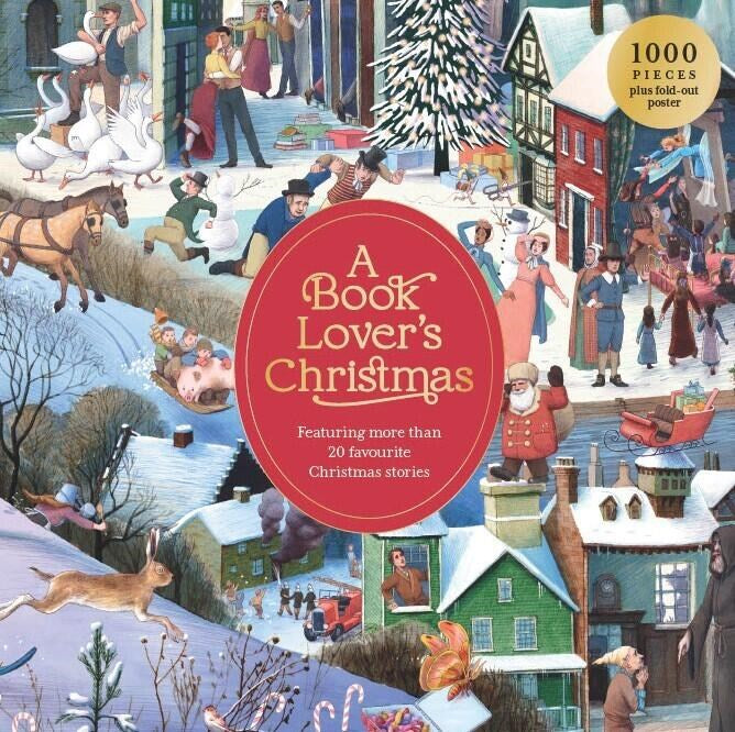 A Book Lover's Christmas Puzzle (1000 pieces)