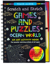 Load image into Gallery viewer, Scratch &amp; Sketch Games and Puzzles: Ocean World