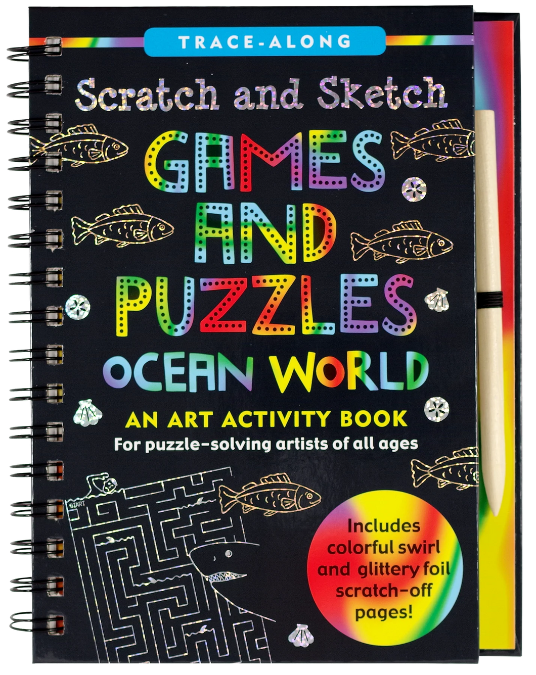 Scratch & Sketch Games and Puzzles: Ocean World