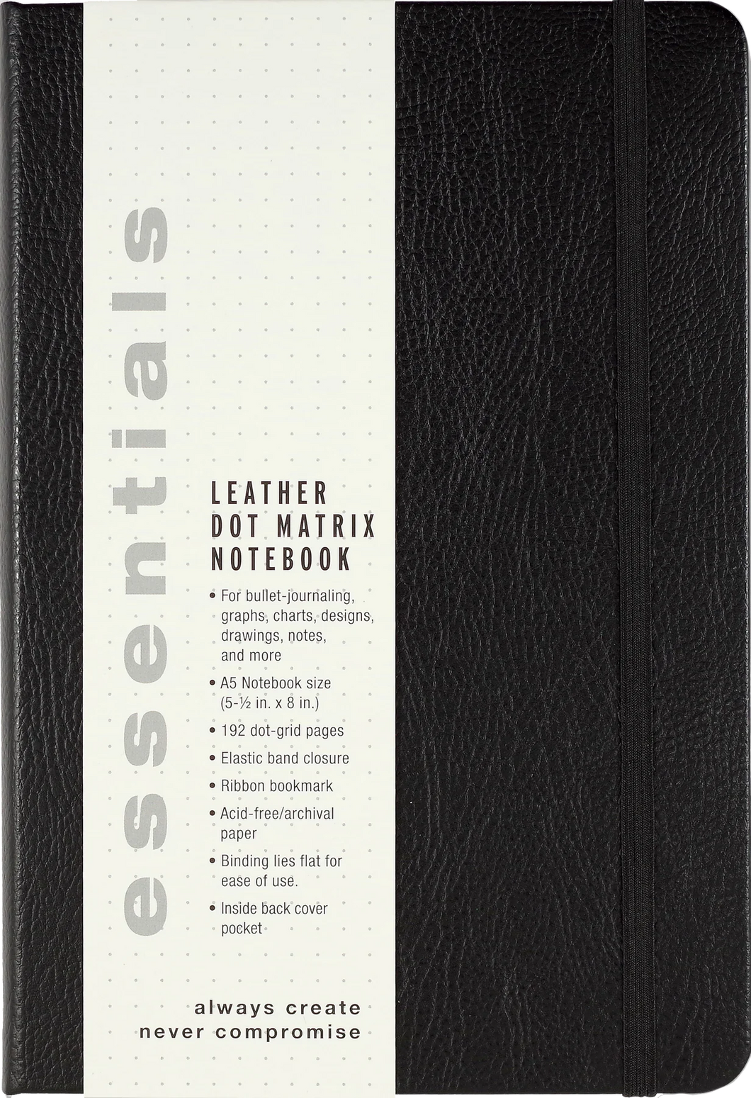 Essentials Leather Dot Matrix Notebook
