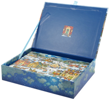 Load image into Gallery viewer, Festive Village Deluxe Boxed Holiday Greeting Cards
