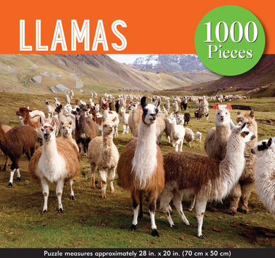 Llamas Jigsaw Puzzle (1000 pieces)