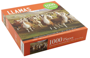 Llamas Jigsaw Puzzle (1000 pieces)