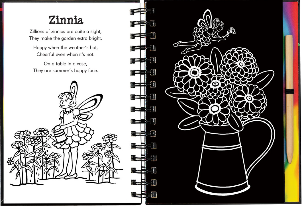 Scratch & Sketch Garden Fairies