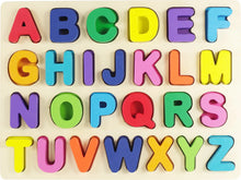 Load image into Gallery viewer, Wooden Letters Kids&#39; Puzzle (26 pieces)