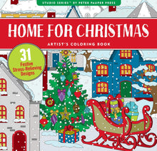 Load image into Gallery viewer, Home for Christmas (Artist's Coloring Book)
