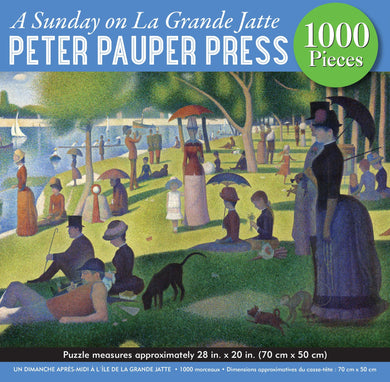 A Sunday on La Grande Jatte Jigsaw Puzzle (1000 pieces)