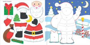 My First Color-by-Sticker Book: Christmas