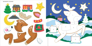 My First Color-by-Sticker Book: Christmas