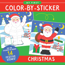 Load image into Gallery viewer, My First Color-by-Sticker Book: Christmas