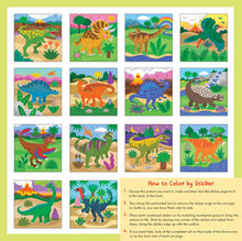 Load image into Gallery viewer, My First Color-by-Sticker Book: Dinosaurs