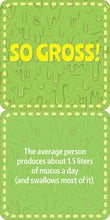 Load image into Gallery viewer, Gross Facts Lunch Box Notes for Kids! (60 pack)