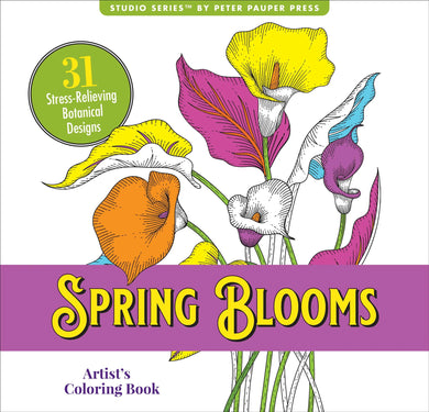 Spring Blooms (Artist's Coloring Book)