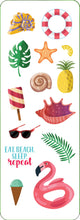 Load image into Gallery viewer, Beach Sticker Set