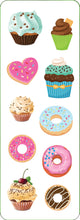 Load image into Gallery viewer, Cupcakes &amp; Donuts Sticker Set