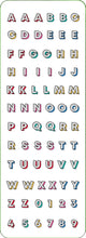 Load image into Gallery viewer, Letters &amp; Numbers Sticker Set