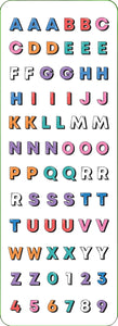 Letters & Numbers Sticker Set
