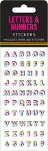 Load image into Gallery viewer, Letters &amp; Numbers Sticker Set