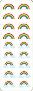 Rainbows Sticker Set