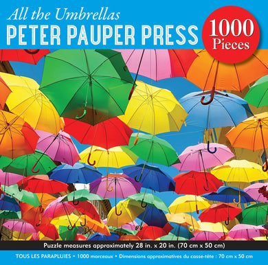 All the Umbrellas Jigsaw Puzzle (1000 pieces)
