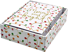 Load image into Gallery viewer, Merry and Bright Small Boxed Holiday Greeting Cards