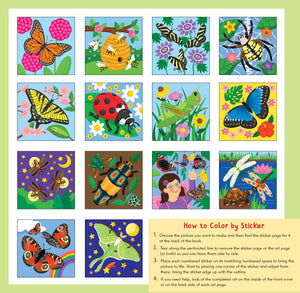 My First Color-by-Sticker Book: Butterflies and Bugs