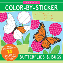 Load image into Gallery viewer, My First Color-by-Sticker Book: Butterflies and Bugs